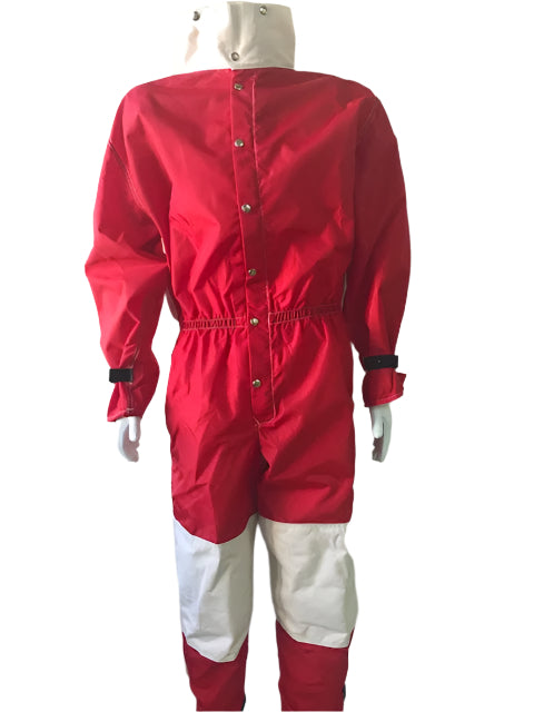 Red Nylon Blasting Suit, Various Sizes