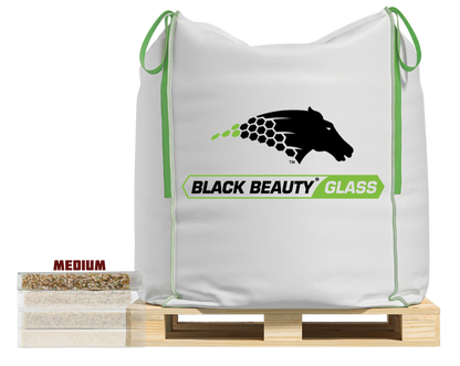 Black Beauty® Crushed Glass Blast Abrasive