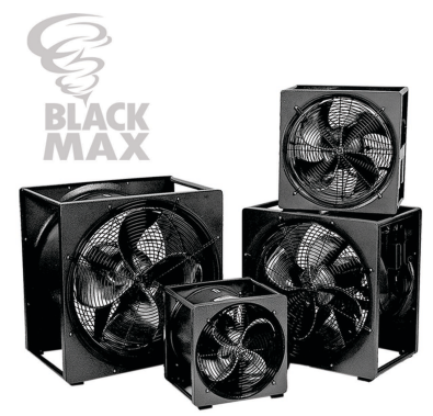 Black Max Industrial Ventilation Fan (12"- 24")