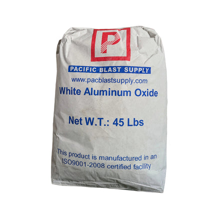 Pac Blast White Aluminum Oxide, 45 lbs